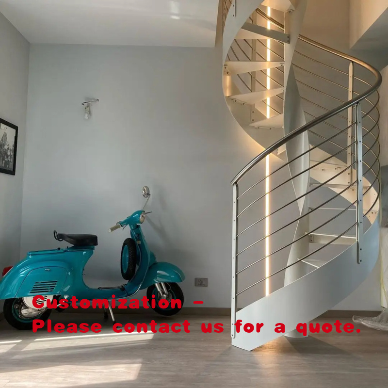 Interior Design Open Space - Металлическая лестница custom.DB с перилами: Индустриальный