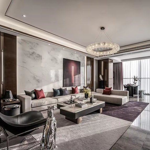 Interior Design Layout - Sanhai Light Интерьер Дизайн Строительство Рисование
