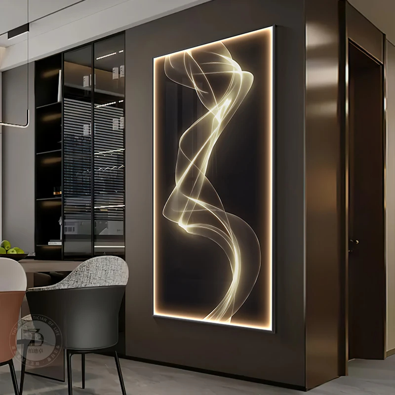 Interior Design Kitchen And Living Room - Современная декоративная настенная лампа, дизайнерский светодиодный