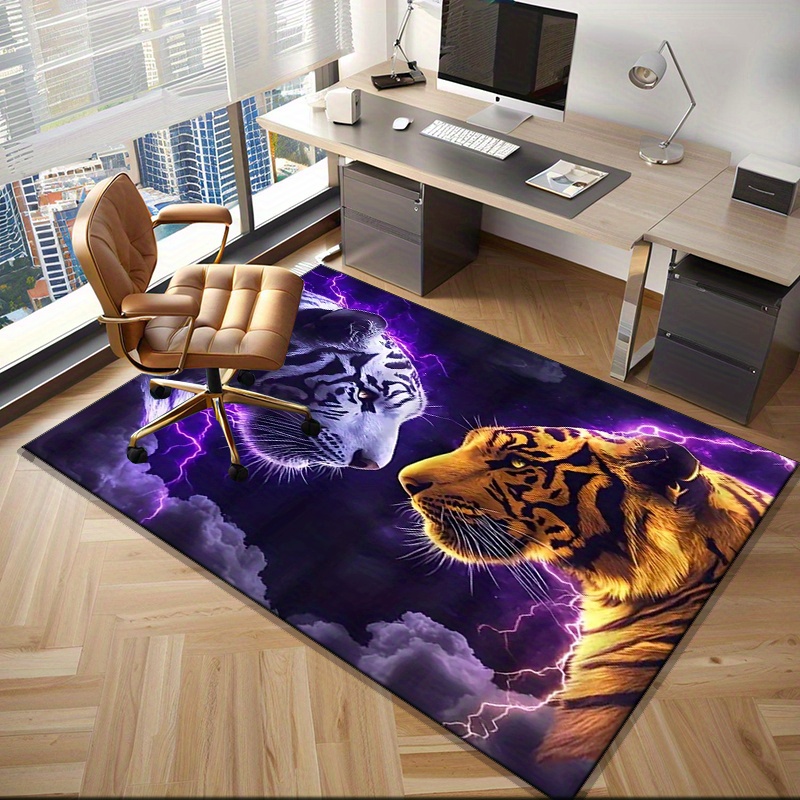 Ковер с изображением тигровых  – обзор и цена Interior Design Your Room